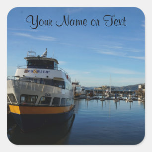 Adesivo Quadrado San Francisco Pier 39 #7 Stickers