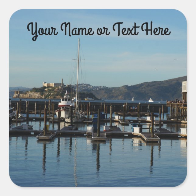 Adesivo Quadrado San Francisco Pier 39 #8 (Frente)