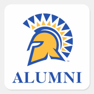 Adesivo Quadrado San Jose State Spartans Alumni