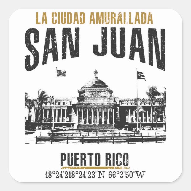 Adesivo Quadrado San Juan (Frente)