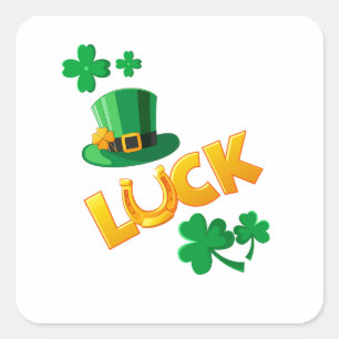 ADESIVO QUADRADO SAN PATRICKS DAY