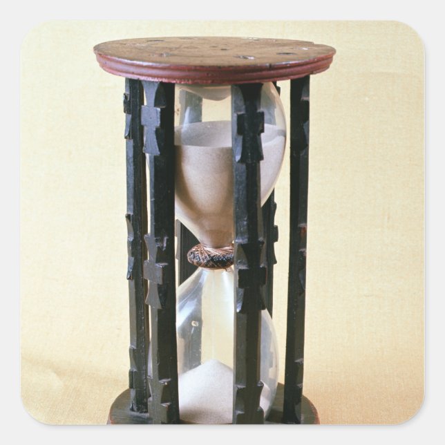Adesivo Quadrado Sandglass, século XVII (Frente)