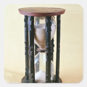 Adesivo Quadrado Sandglass, século XVII