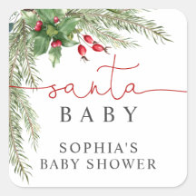 Santa Baby Natal Baby Shower 