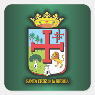 Adesivo Quadrado Santa Cruz de la Serra