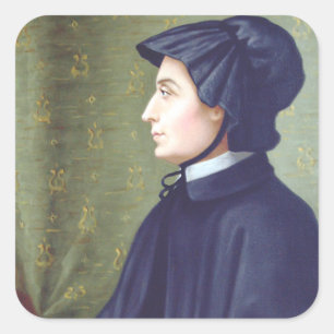 Adesivo Quadrado Santa Isabel Ana Seton