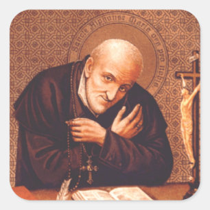 Adesivo Quadrado Santo Alfonso Liguori
