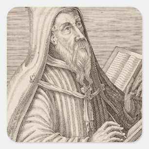 Adesivo Quadrado Santo Augustine do Hippo Doutor da Igreja