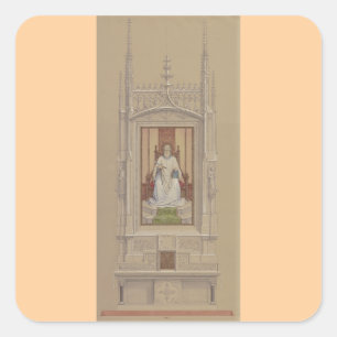 Adesivo Quadrado Santo Bartolomeu o Apóstolo Belas Artes