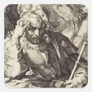 Adesivo Quadrado Santo James o Excelente do Apóstolo