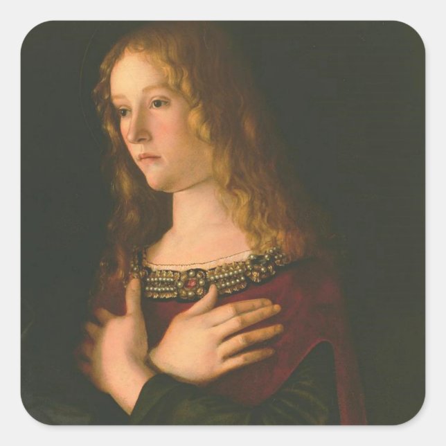 Adesivo Quadrado Santo Mary Magdalene - Bellini (Frente)