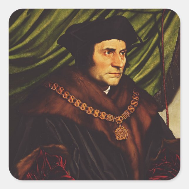 Adesivo Quadrado Santo Tomás Moro (Frente)