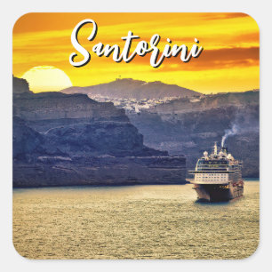 Adesivo Quadrado Santorini
