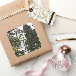 Adesivo Quadrado Santuário entre as árvores