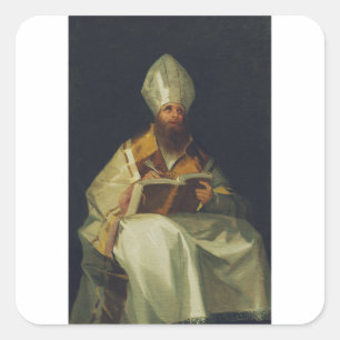 Adesivo Quadrado São Ambrósio por Francisco de Goya