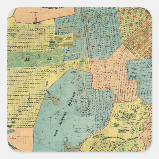 Adesivo Quadrado São Francisco (Frente)