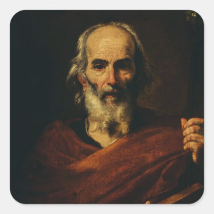 Adesivo Quadrado São José por Jusepe de Ribera