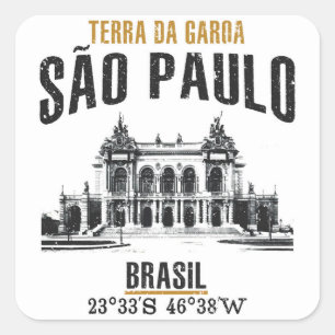 Adesivo Quadrado São Paulo