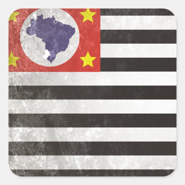 Adesivo Quadrado São Paulo (Frente)