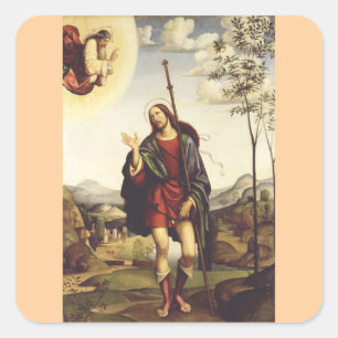 Adesivo Quadrado São Roque por Francesco Francia 