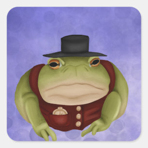 Adesivo Quadrado Sapo da Moda