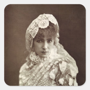 Adesivo Quadrado Sarah Bernhardt no papel de Marion Delorme
