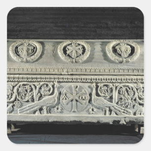 Adesivo Quadrado Sarcófago do bispo Theodore