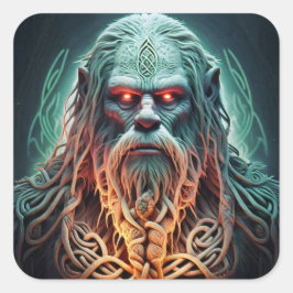 Adesivo Quadrado Sasquatch Celta