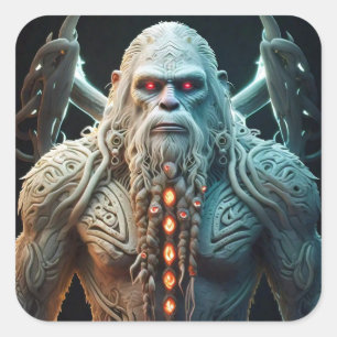 Adesivo Quadrado Sasquatch Celta