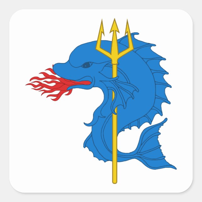 Adesivo Quadrado SCA Krae Glas Populace Crachá Square Sticker (Frente)