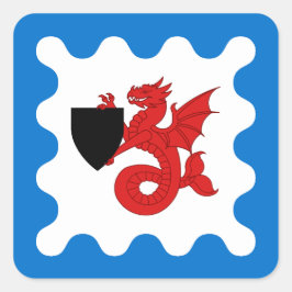 Adesivo Quadrado SCA Seashire Populace Crachá Square Sticker