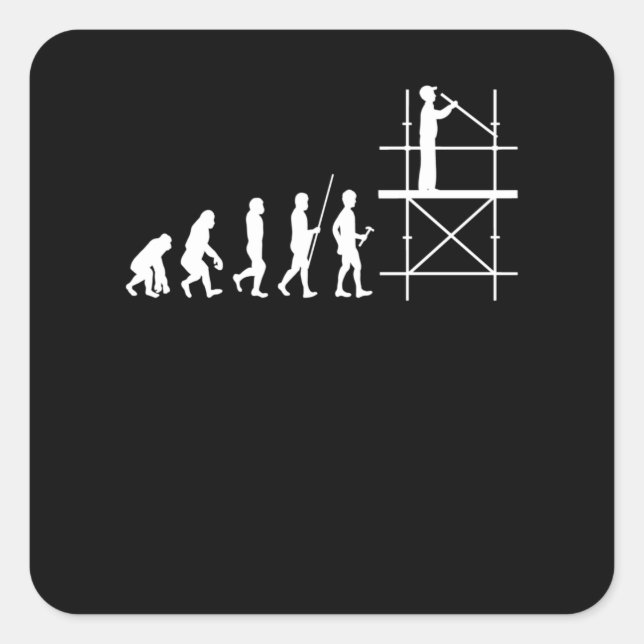 Adesivo Quadrado Scaffolding Evolution Craffolding Scaffolding (Frente)