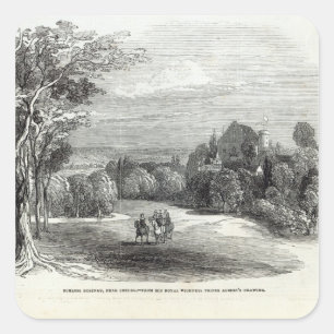 Adesivo Quadrado Schloss Rosenau, perto de Coburg