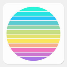 scifi rainbow pastel 60s 70s sunset stripes