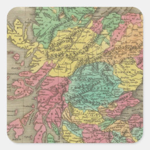 Adesivo Quadrado Scotland 18