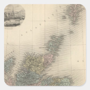 Adesivo Quadrado Scotland 4