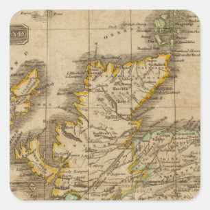Adesivo Quadrado Scotland 5