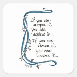 Adesivo Quadrado Se Consegue Imaginar....