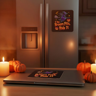 Adesivo Quadrado Se Os Ajustados De Vassoura O Dirigirem No Dia Das