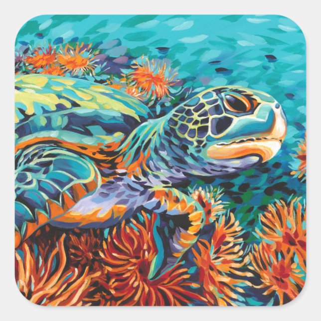 Adesivo Quadrado Sea Sweetheart I (Frente)