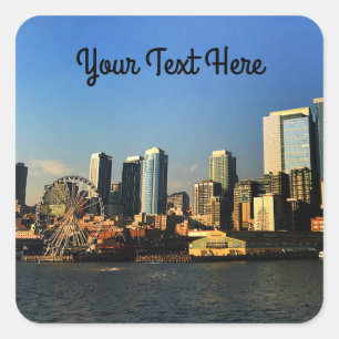 Adesivo Quadrado Seattle Excelente Wheel nº 1 Stickers