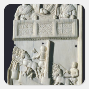 Adesivo Quadrado Seção de um diptych