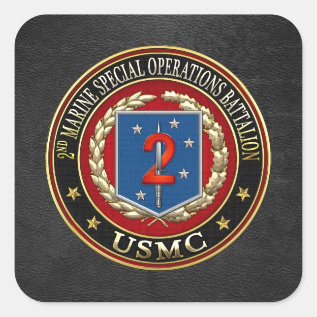 Adesivo Quadrado segundo MSOB [3D] (Frente)