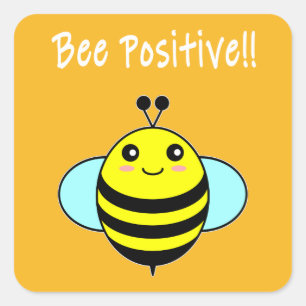 Adesivo Quadrado Seja Positivo!