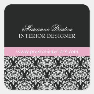 Adesivo Quadrado Selagem Classy Damask