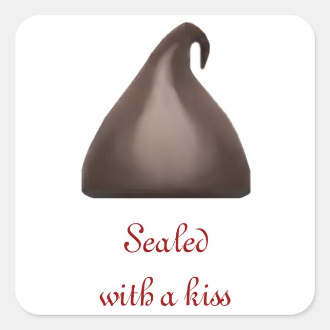 Adesivo Quadrado Selo de Envelope (Frente)