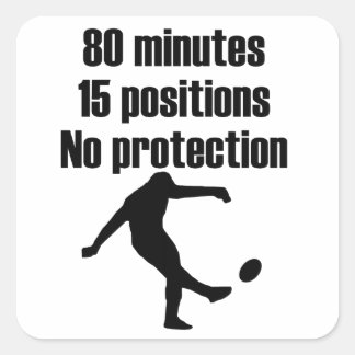 Adesivo Quadrado Sem proteção Rugby