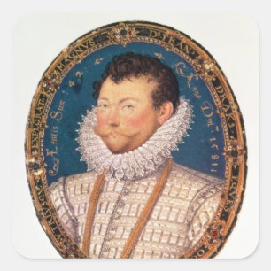 Adesivo Quadrado Senhor Francis Drake, 1581