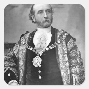 Adesivo Quadrado Senhor James Whitehead, senhor Mayor de Londres