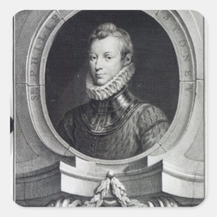 Adesivo Quadrado Senhor Philip Sidney